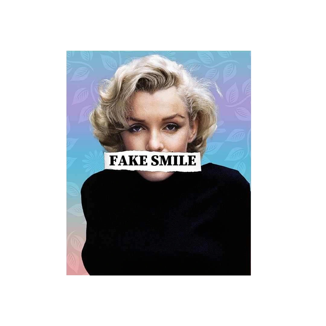 FAKE SMILE Sticker